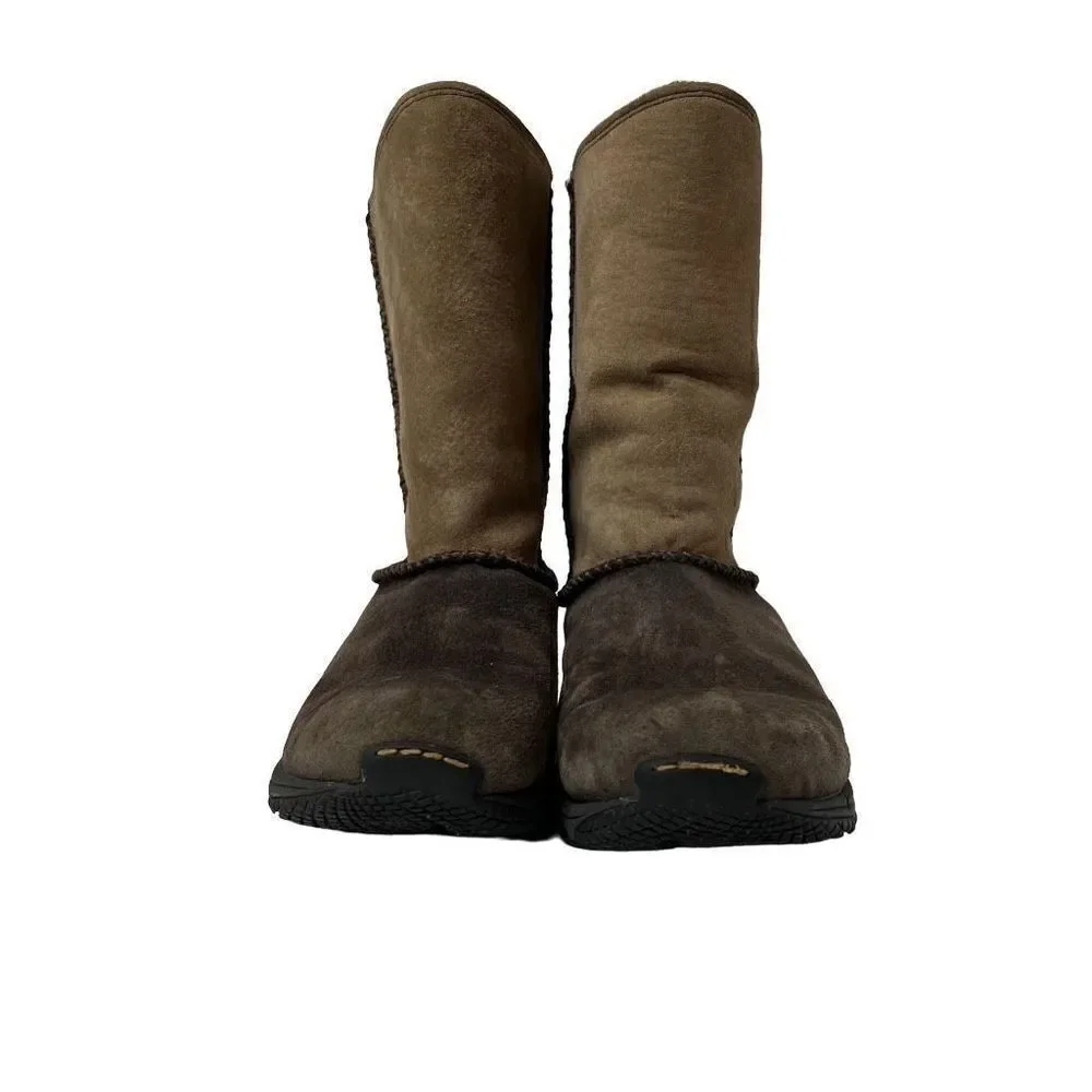 Merrell encore stitch high express fur lined suede boots size 8